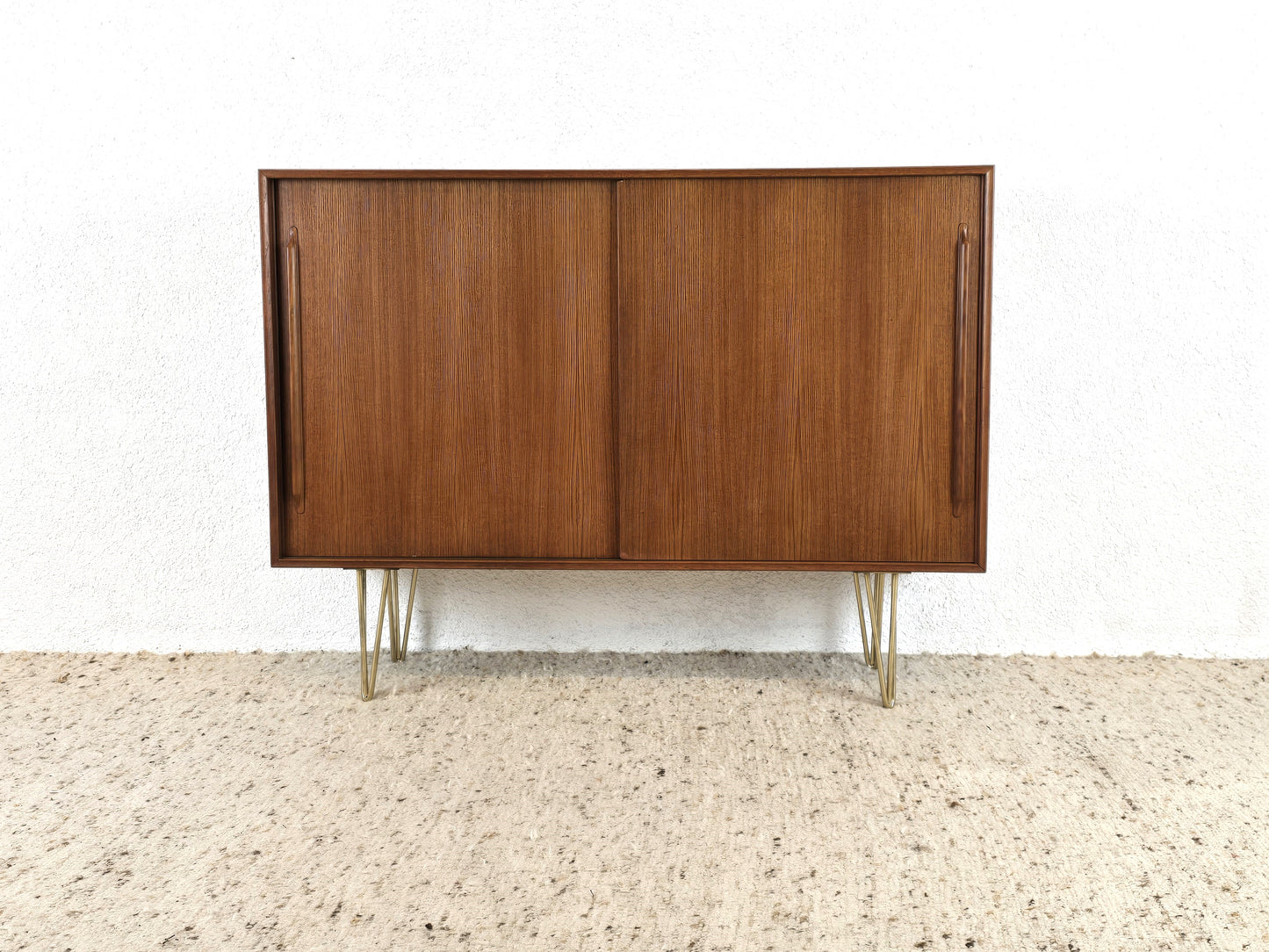 TEAK SIDEBOARD Kommode holz Vintage Schrank Highboard midcentury