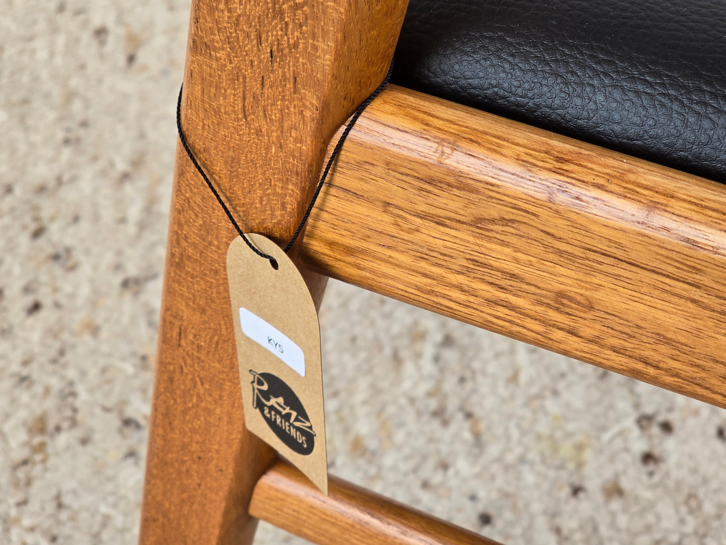 ERIK KIRKEGAARD STUHL vintage mid century Teak schreibtisch 49b