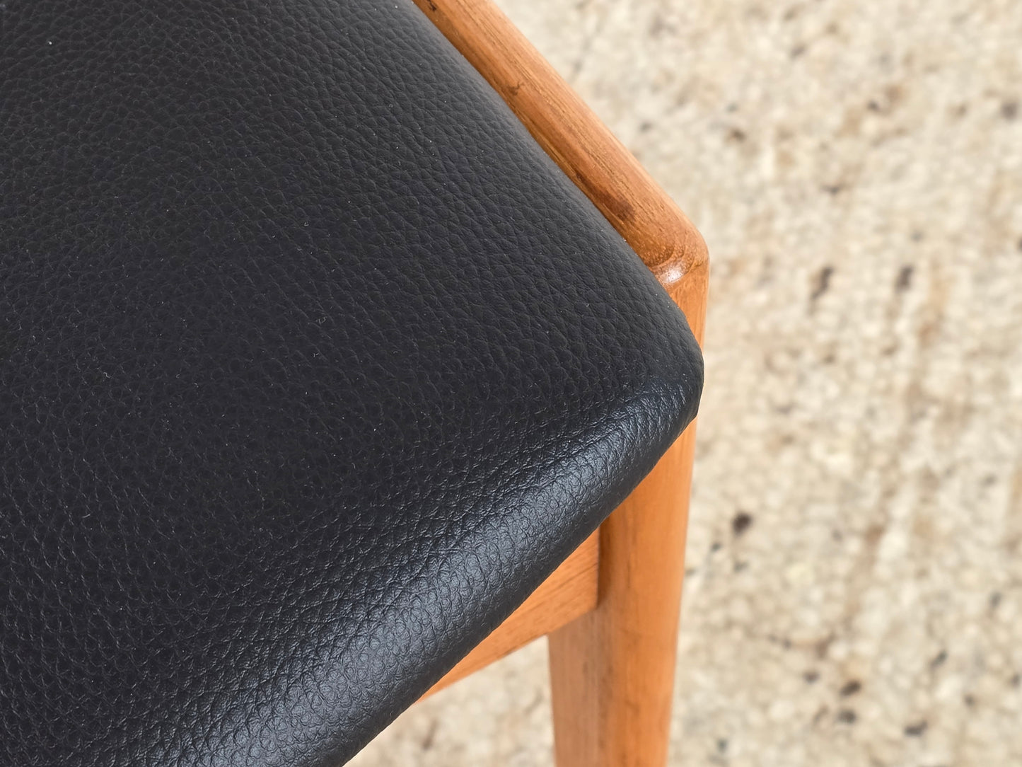 ERIK KIRKEGAARD STUHL vintage mid century Teak schreibtisch 49b