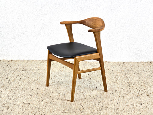 ERIK KIRKEGAARD STUHL vintage mid century Teak schreibtisch 49b