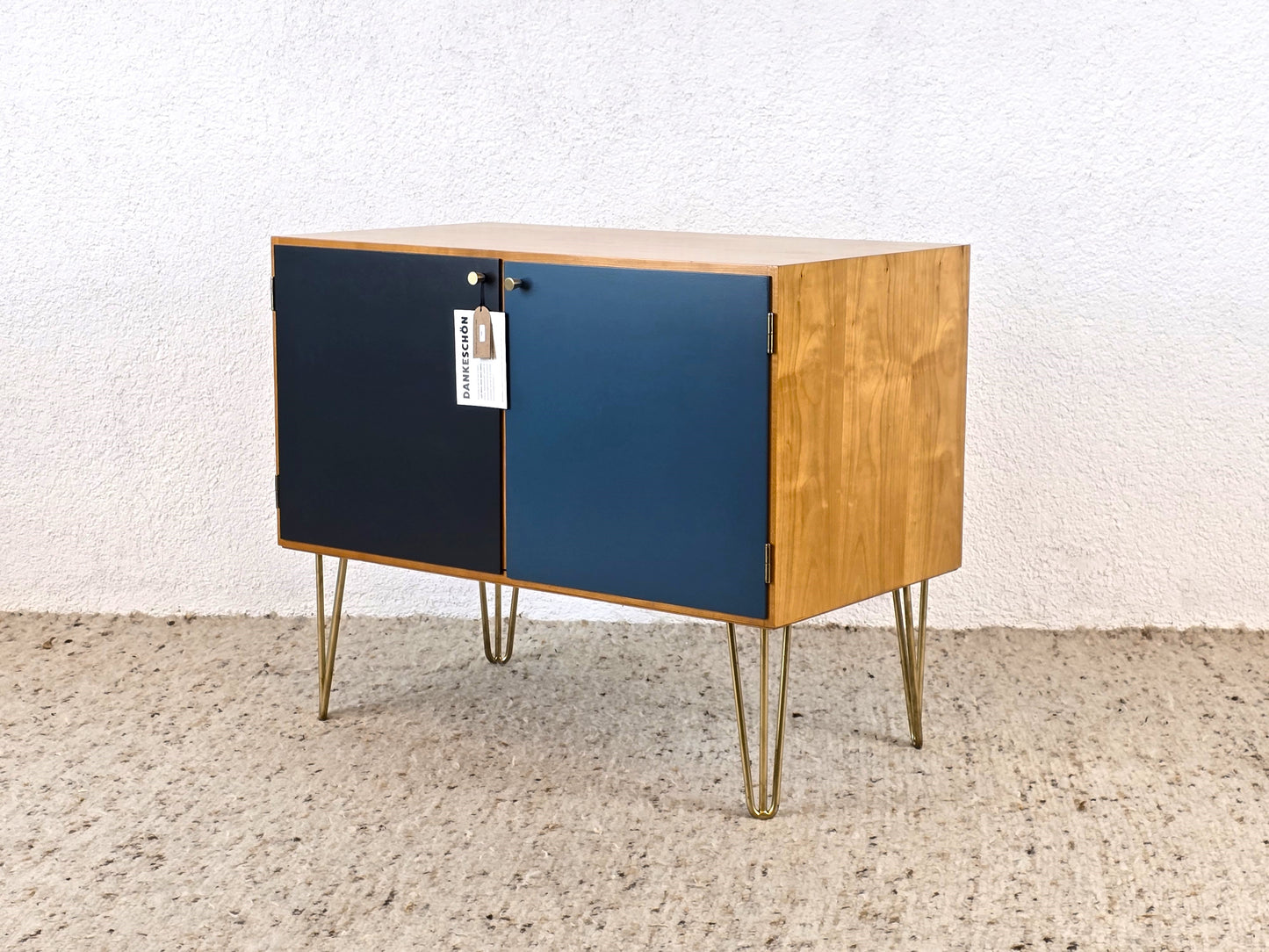 MID CENTURY SIDEBOARD Holz Tv Vintage 60 Kommode retro kirschholz