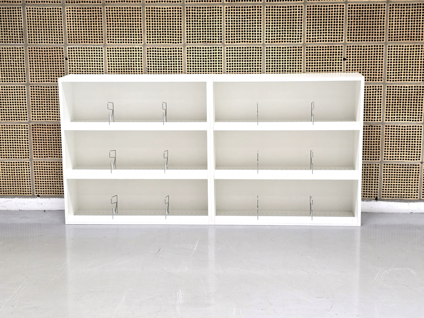 MODULARES REGAL weiß bücherregal büro schrank lager keller bücher