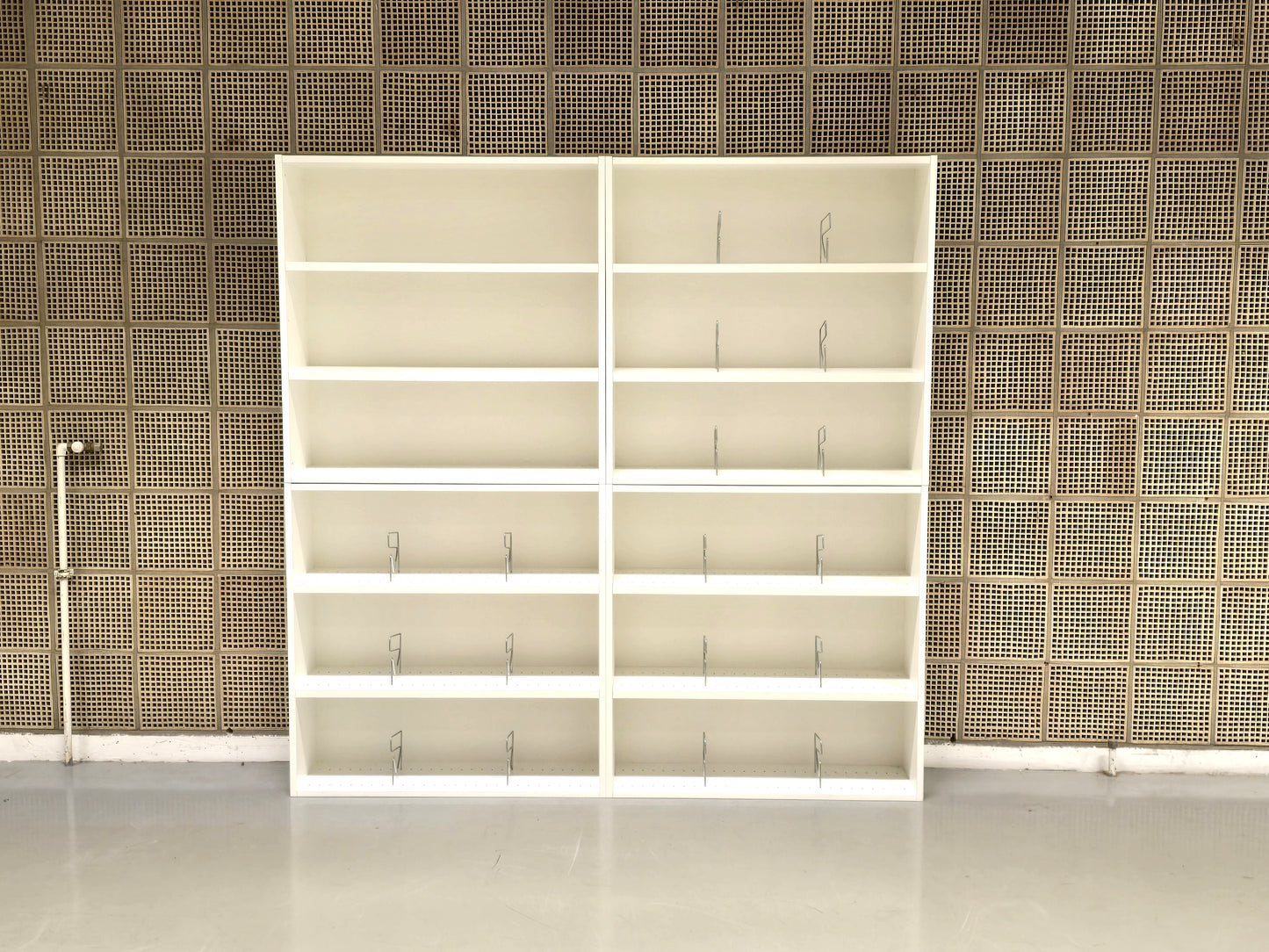 MODULARES REGAL weiß bücherregal büro schrank lager keller bücher
