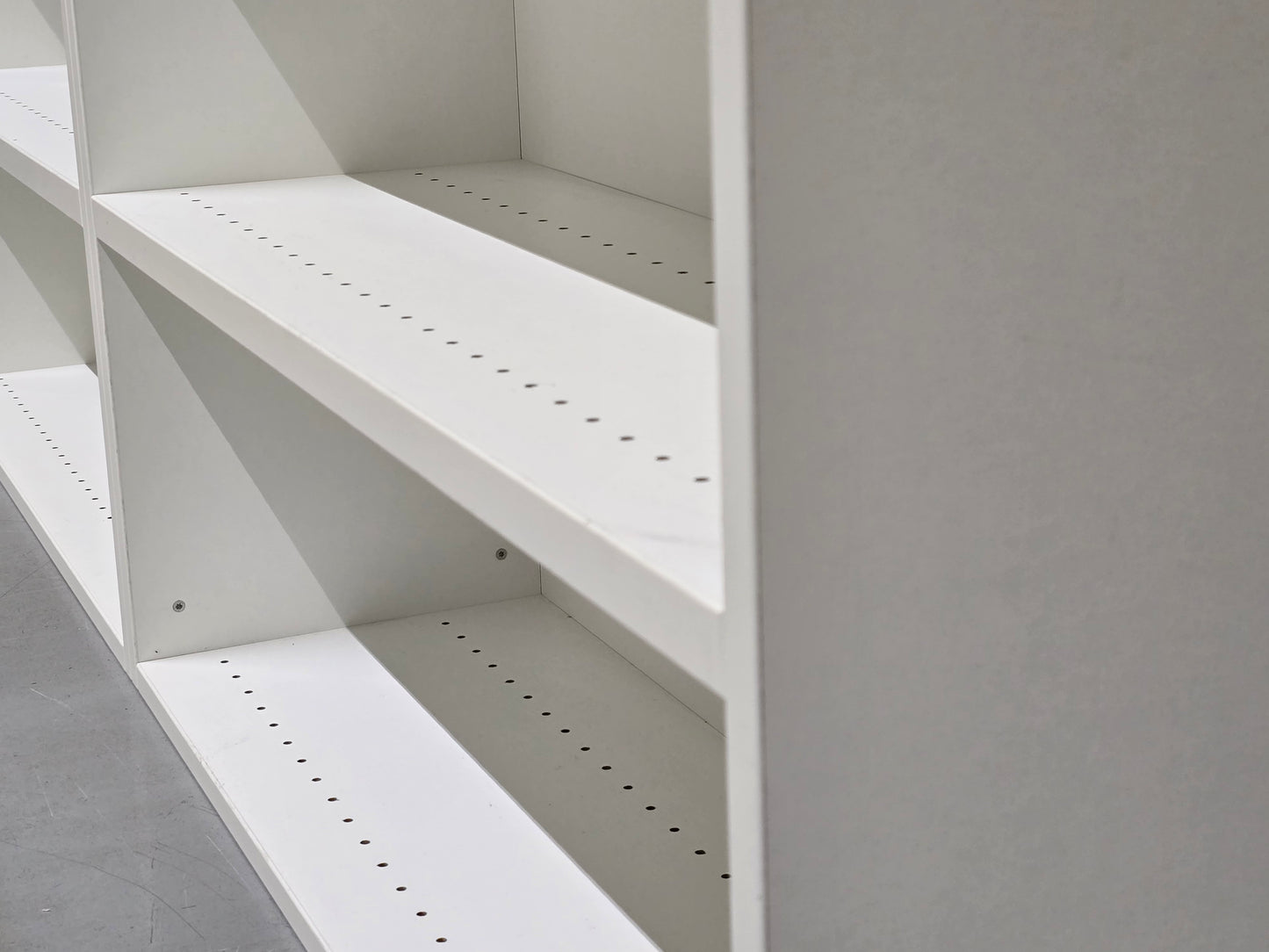 MODULARES REGAL weiß bücherregal büro schrank lager keller bücher