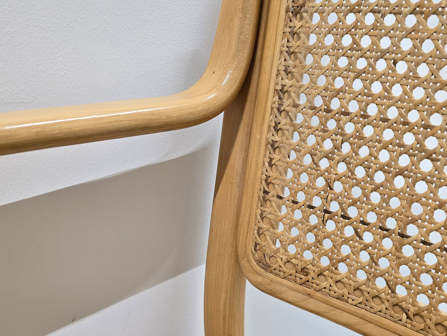MIRJANA MARACIC STUHL geflecht vintage thonet bugholz esszimmer büro esstisch wiener geflecht