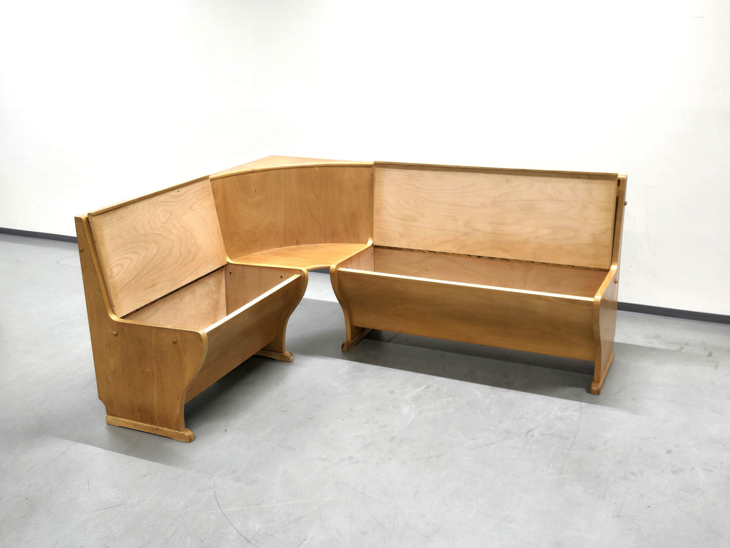 VINTAGE ECKBANK holz grün polster esstisch bank stuhl esszimmer ddr mid century retro