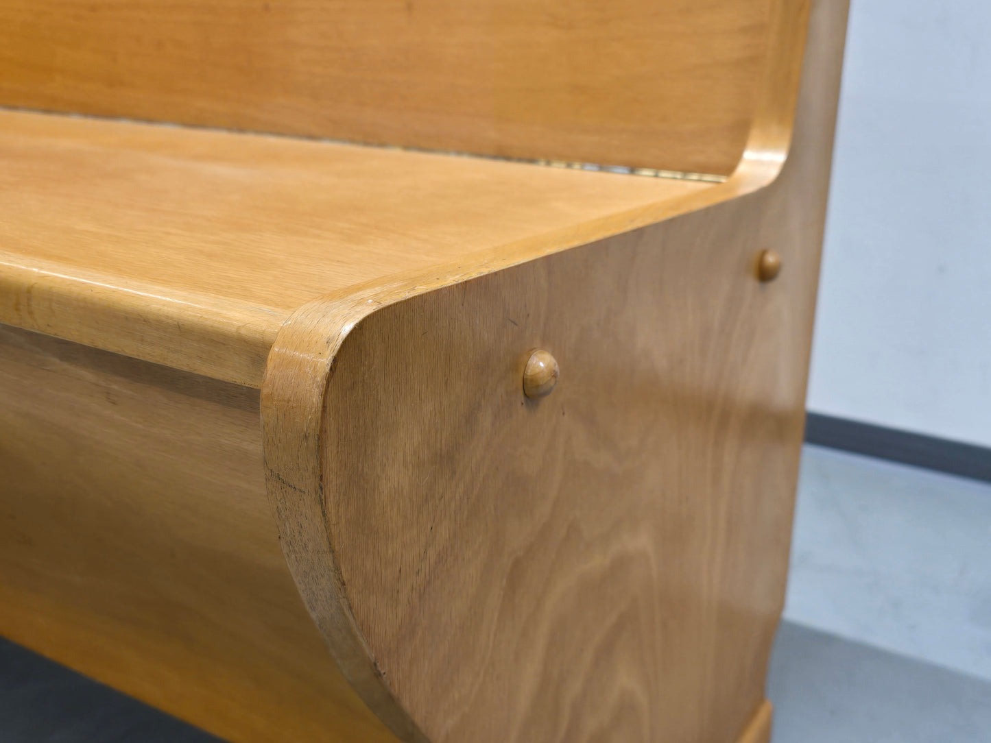 VINTAGE ECKBANK holz grün polster esstisch bank stuhl esszimmer ddr mid century retro