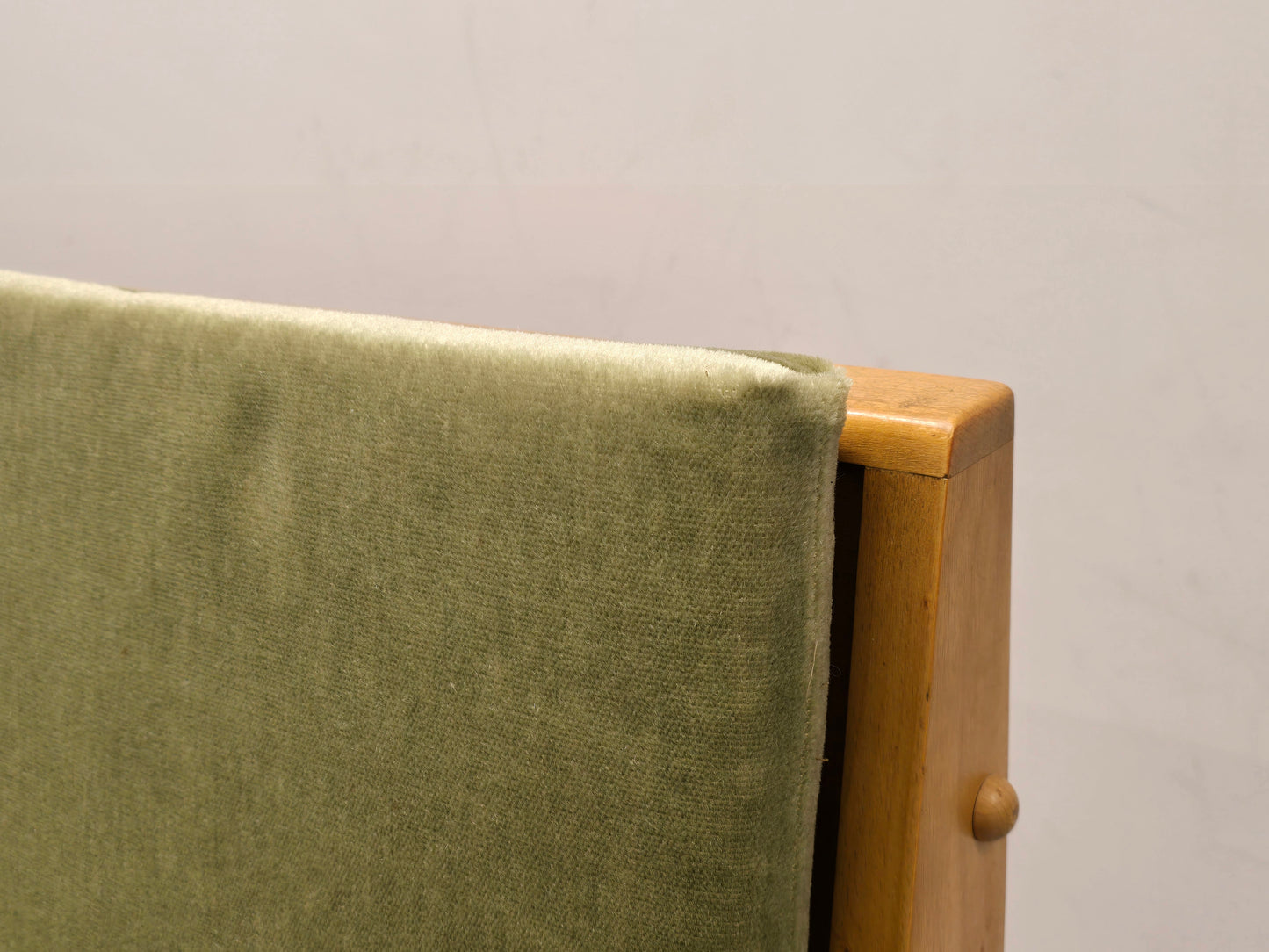 VINTAGE ECKBANK holz grün polster esstisch bank stuhl esszimmer ddr mid century retro