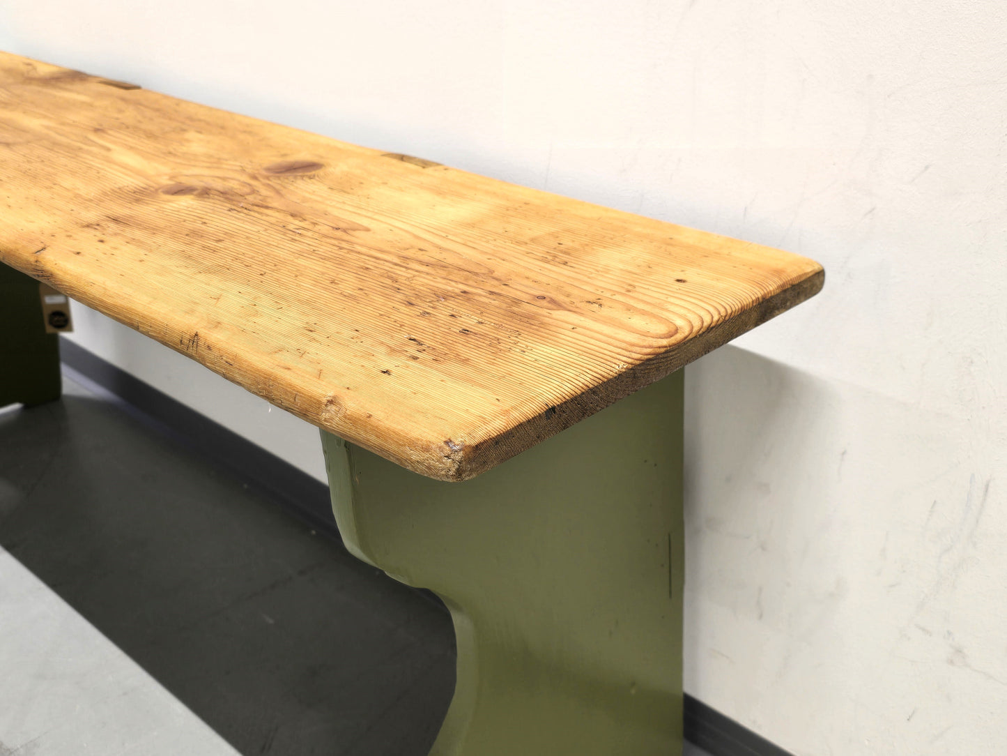 VINTAGE SITZBANK bank stuhl küche esstisch esszimmer antik holz landhaus