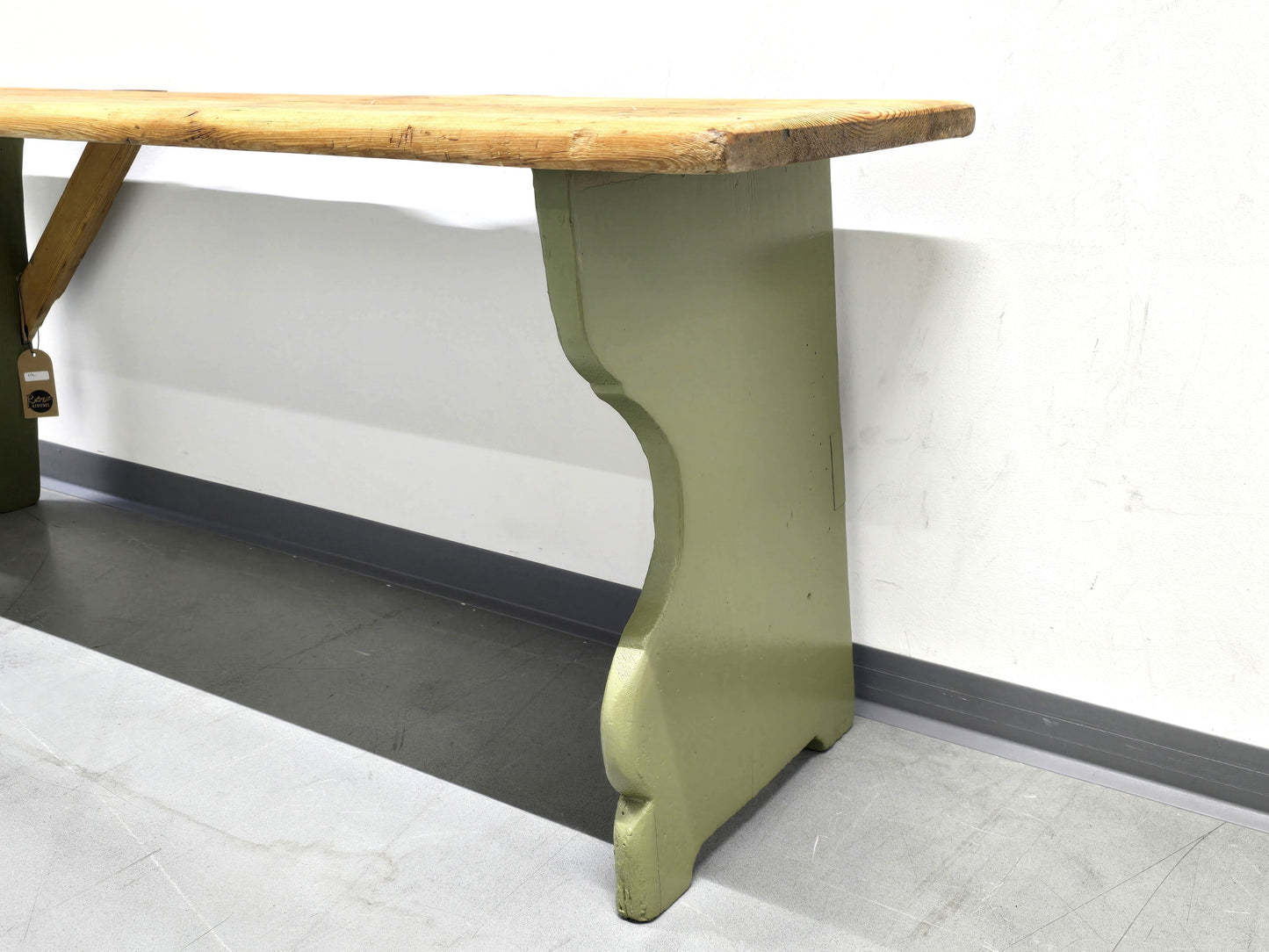 VINTAGE SITZBANK bank stuhl küche esstisch esszimmer antik holz landhaus