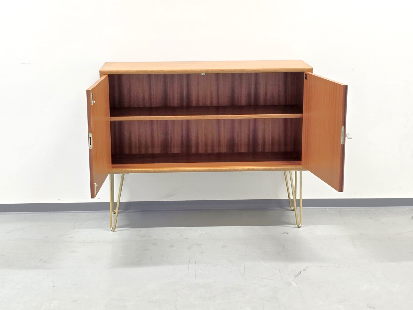 WK MÖBEL SIDEBOARD kommode teak holz tv board regal vintage mid century