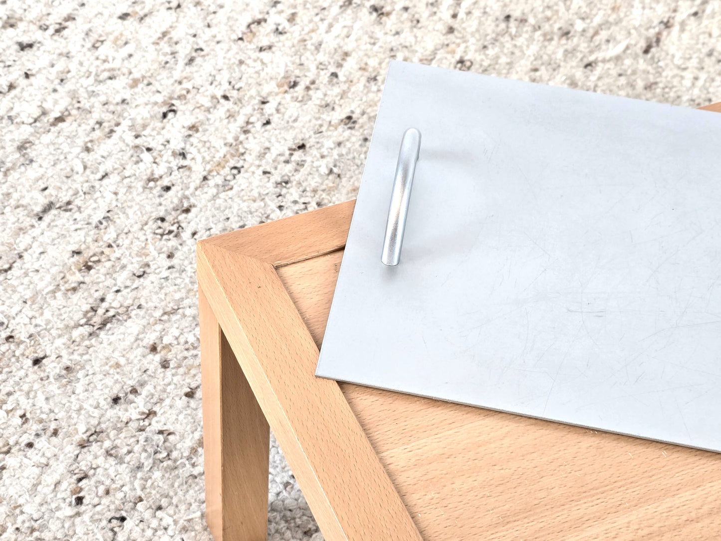 LIGNE ROSET COUCHTISCH Serviertablett Wohnzimmer Beistelltisch Tisch Holz Metall