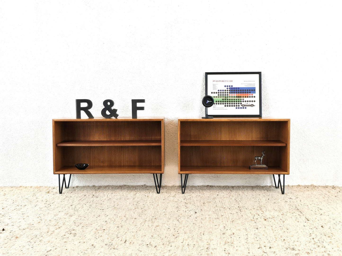 WK MÖBEL REGAL vintage sideboard teak holz low tv board bücherregal