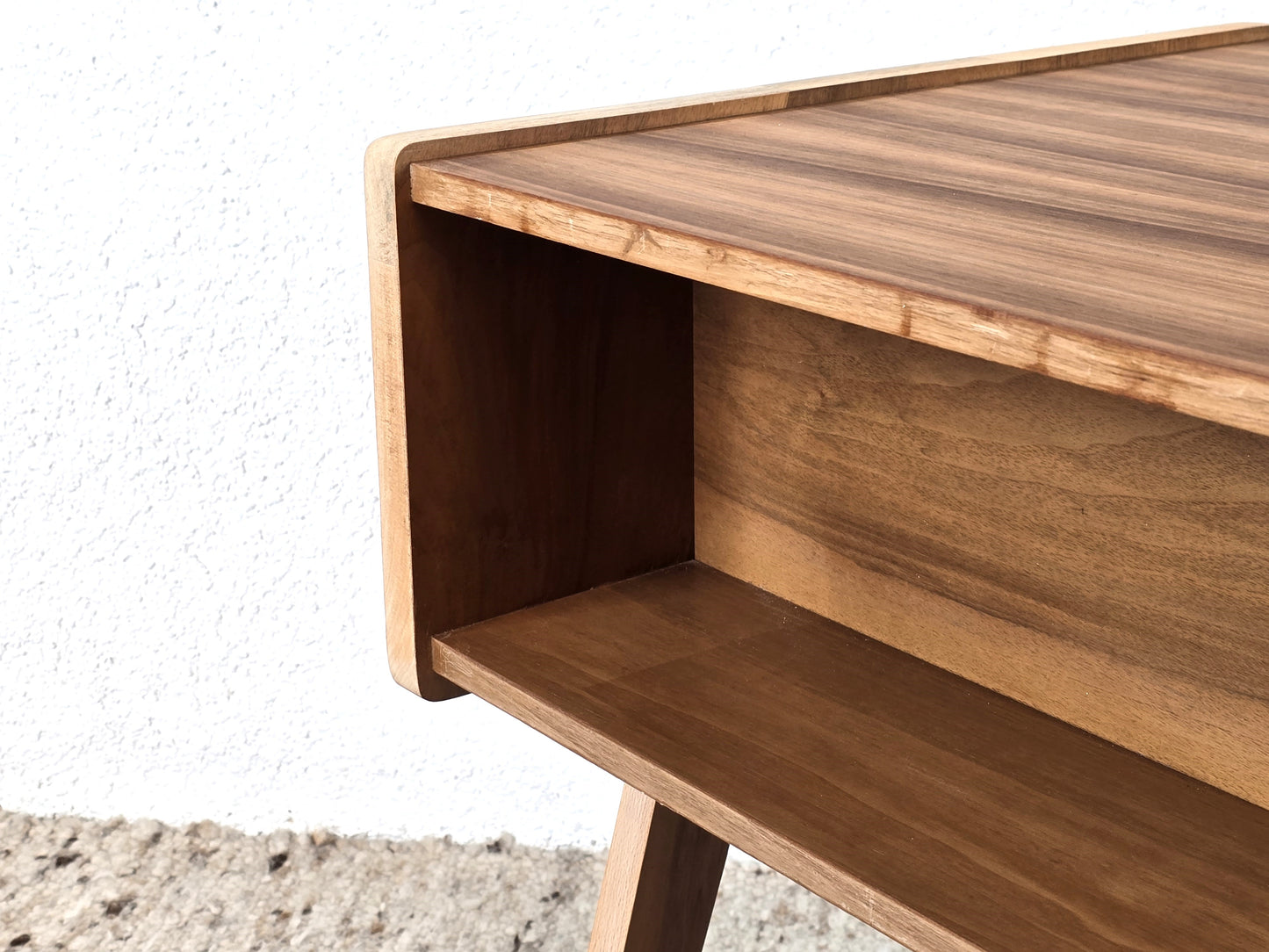 HELMUT MAGG SCHREIBTISCH tisch wk möbel nuss holz vintage kommode mid century büro