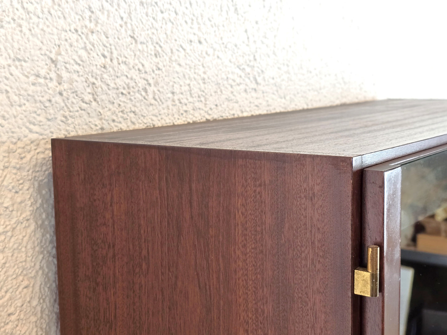 WK MÖBEL VITRINE PALISANDER holz vintage regal schrank bücher küche