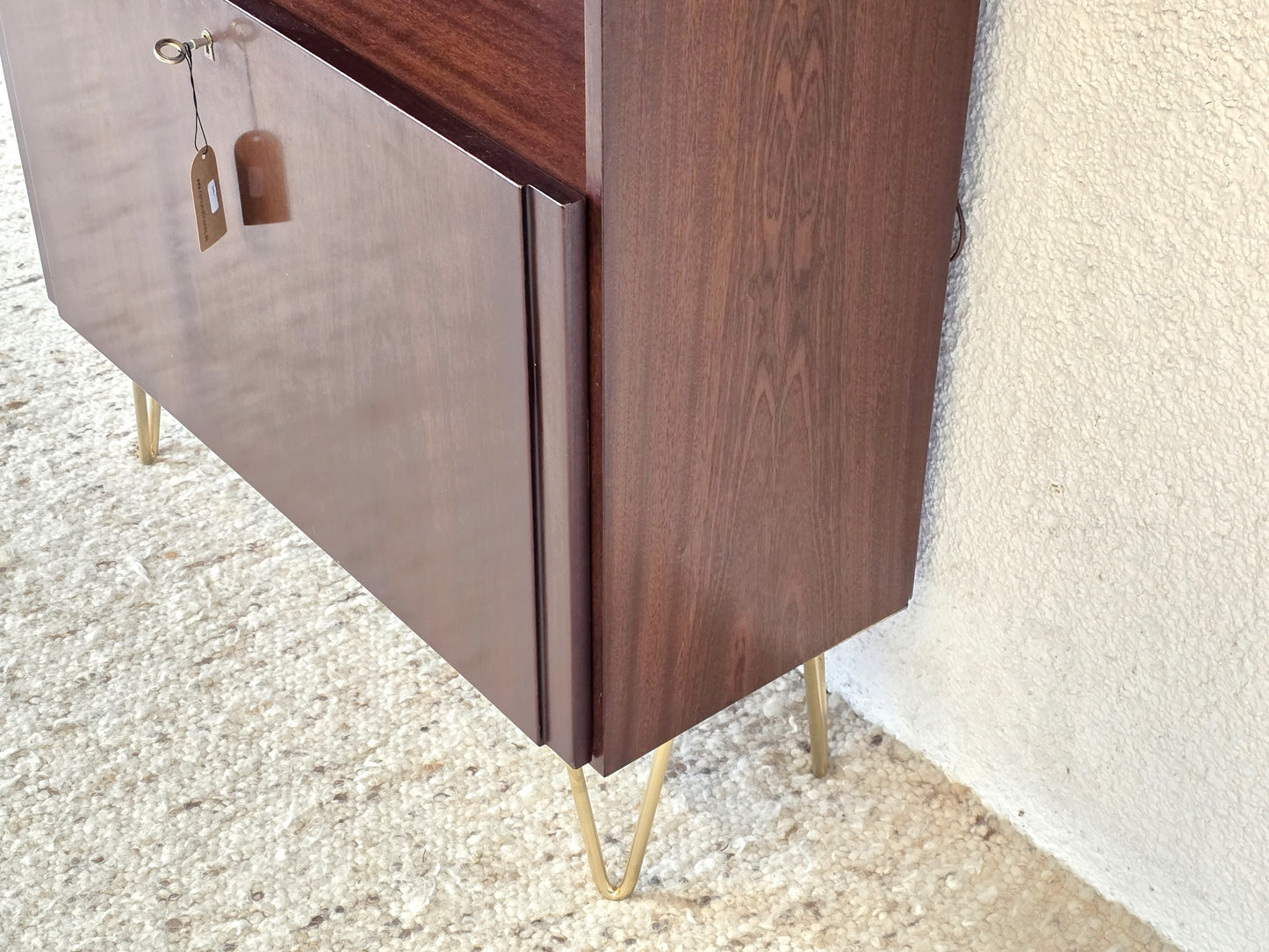 WK MÖBEL SCHRANK PALISANDER holz vintage regal schrank bücher küche Minibar Barfach