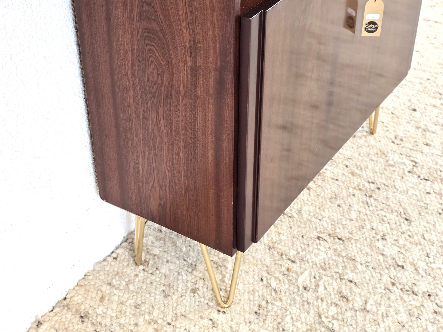 WK MÖBEL SCHRANK PALISANDER holz vintage regal schrank bücher küche Minibar Barfach