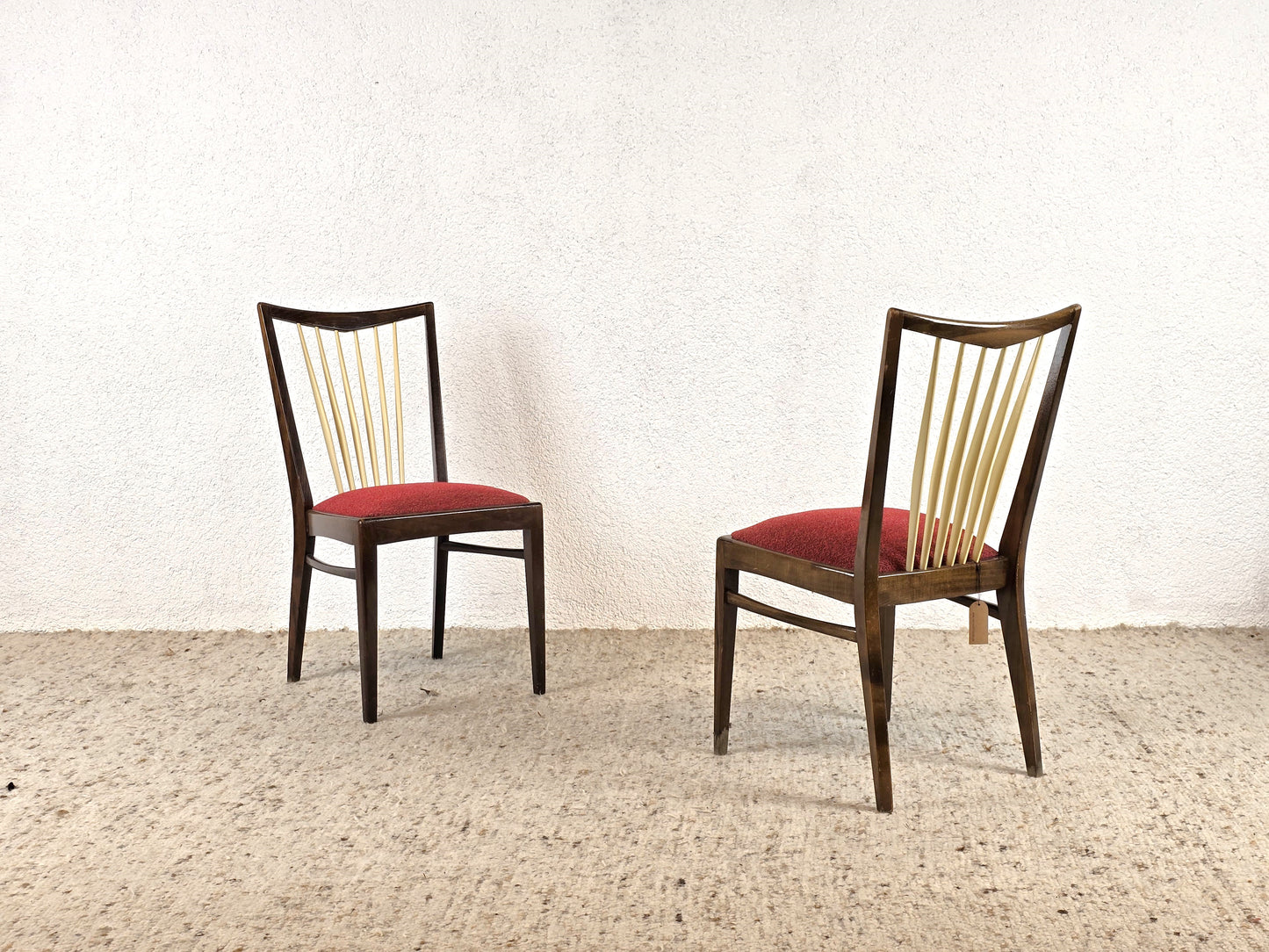 MID CENTURY SPROSSENSTÜHLE stuhl esszimmer esstisch küche 60s retro ddr