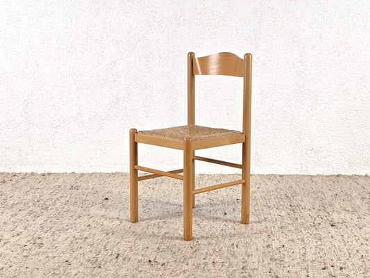 VINTAGE STUHL esszimmer küche esstisch büro holz buche binse mid century