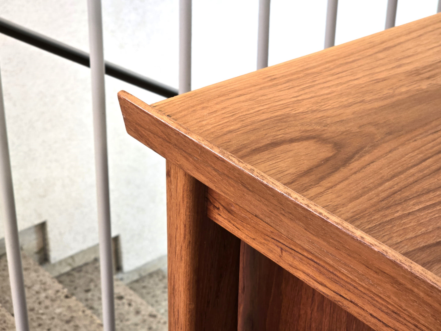 VINTAGE TEAK SCHREIBTISCH holz tisch büro mid century retro dänish denmark