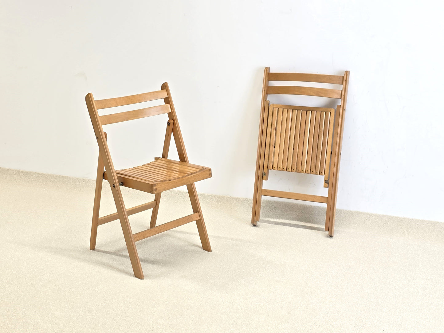 CLC KLAPPSTUHL holz vintage buche stuhl esszimmer küche esstisch stapelbar stühle