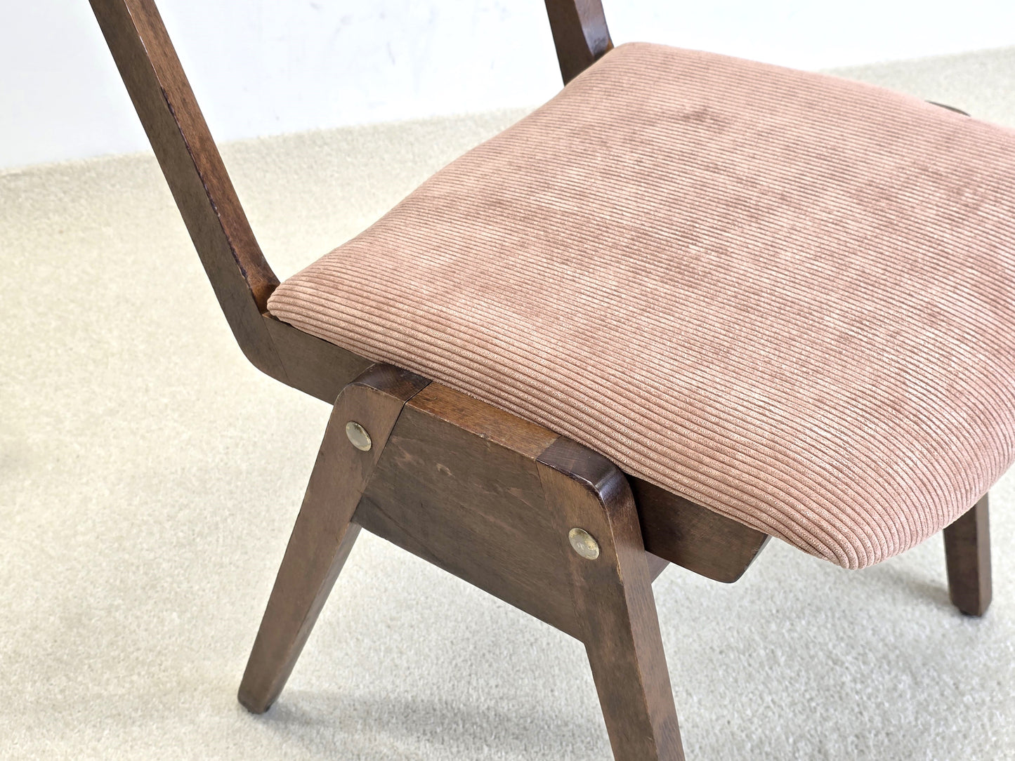 VINTAGE STUHL 2er Set esszimmer holz esstisch küche mid century stühle