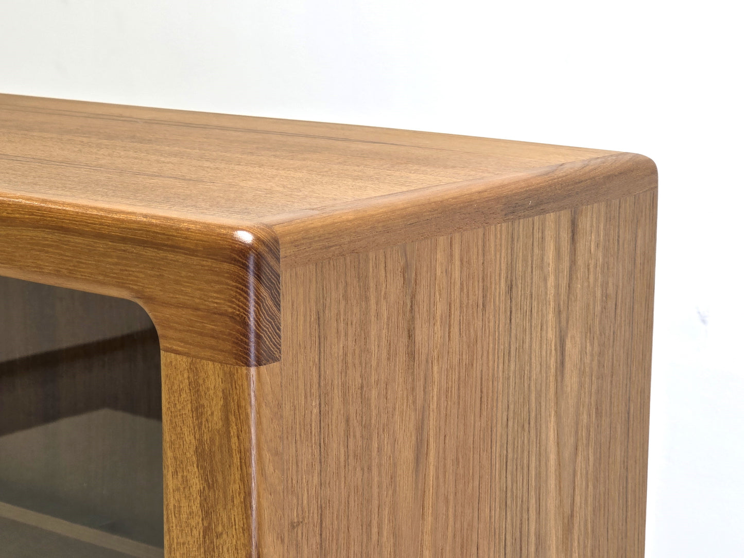 SILKEBORG VITRINE teak holz regal kommode schrank glas vintage denmark danish