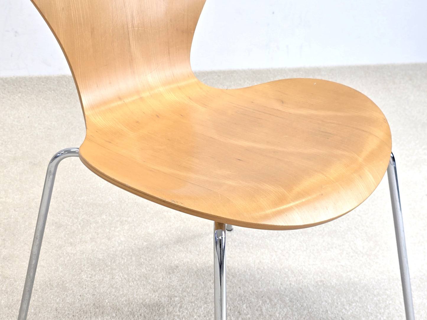 ARNE JACOBSEN STUHL buche esstisch esszimmer fritz hansen küche büro designer