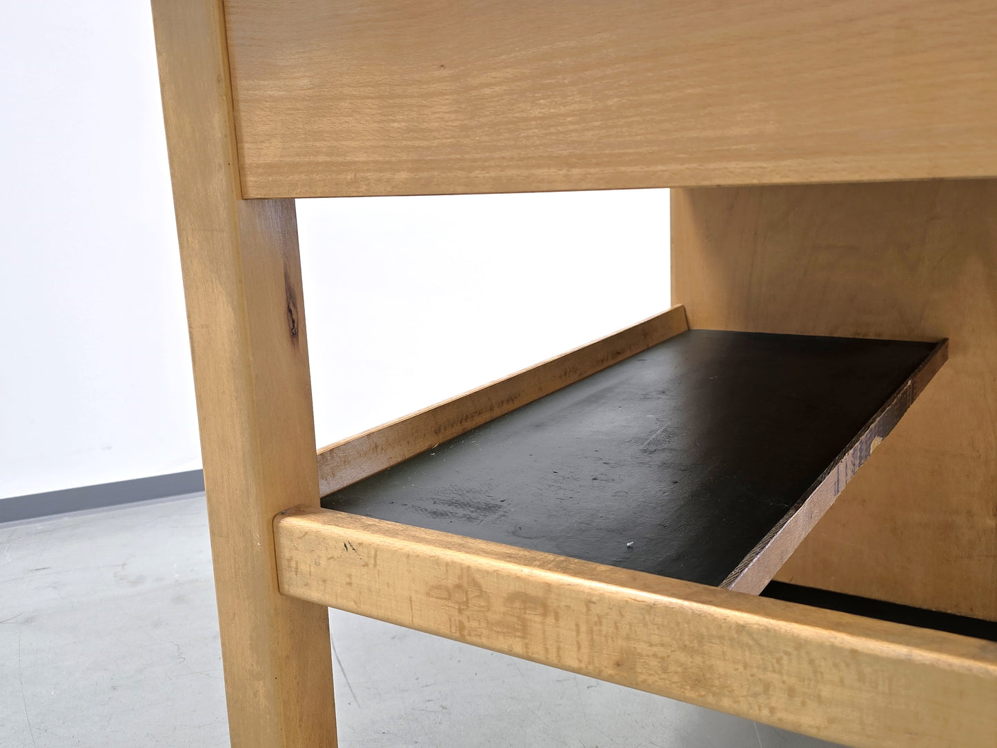 VINTAGE DIY WERKBANK schreibtisch tisch küche schrank bar holz basteltisch grün