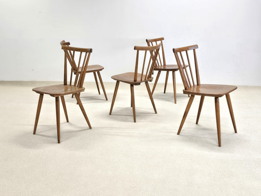 VINTAGE SPROSSENSTUHL 1von5 holz esstisch stuhl küche kaffeehaus esszimmer tübinger