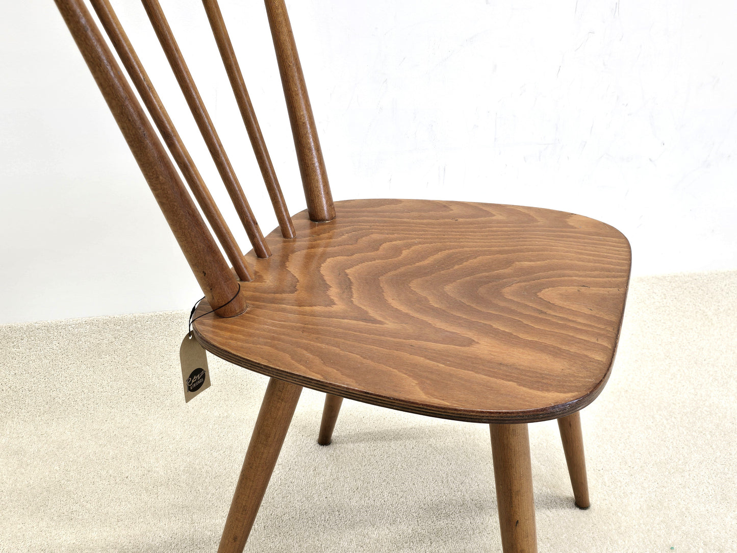 VINTAGE SPROSSENSTUHL 1von5 holz esstisch stuhl küche kaffeehaus esszimmer tübinger