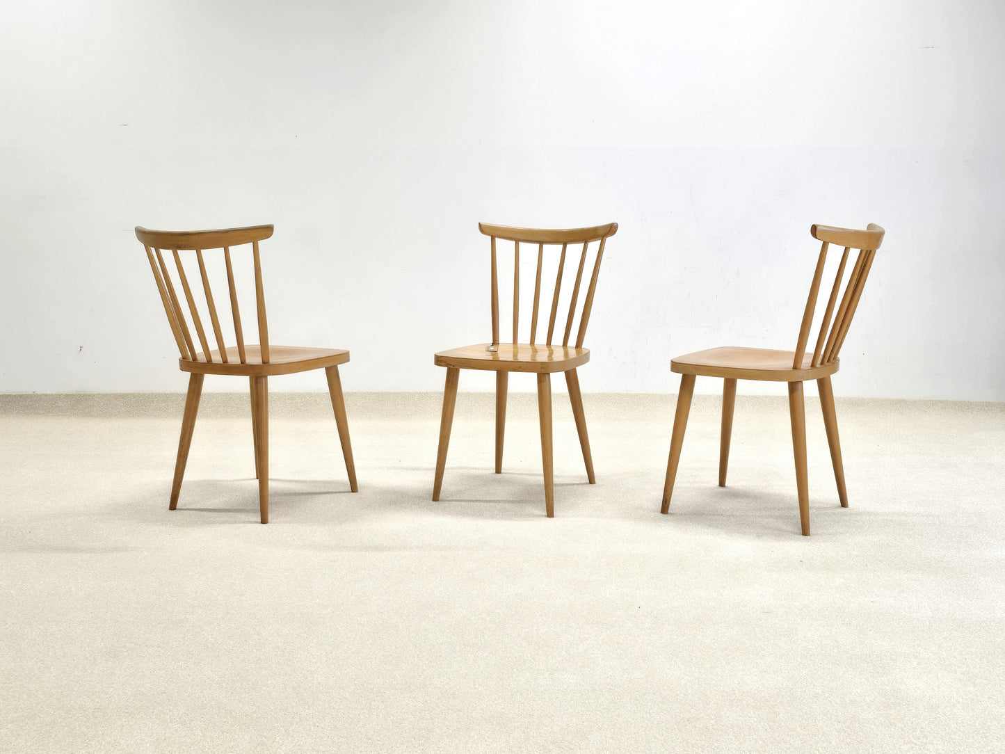 VINTAGE SPROSSENSTUHL 1von3 holz esstisch stuhl küche kaffeehaus esszimmer tübinger