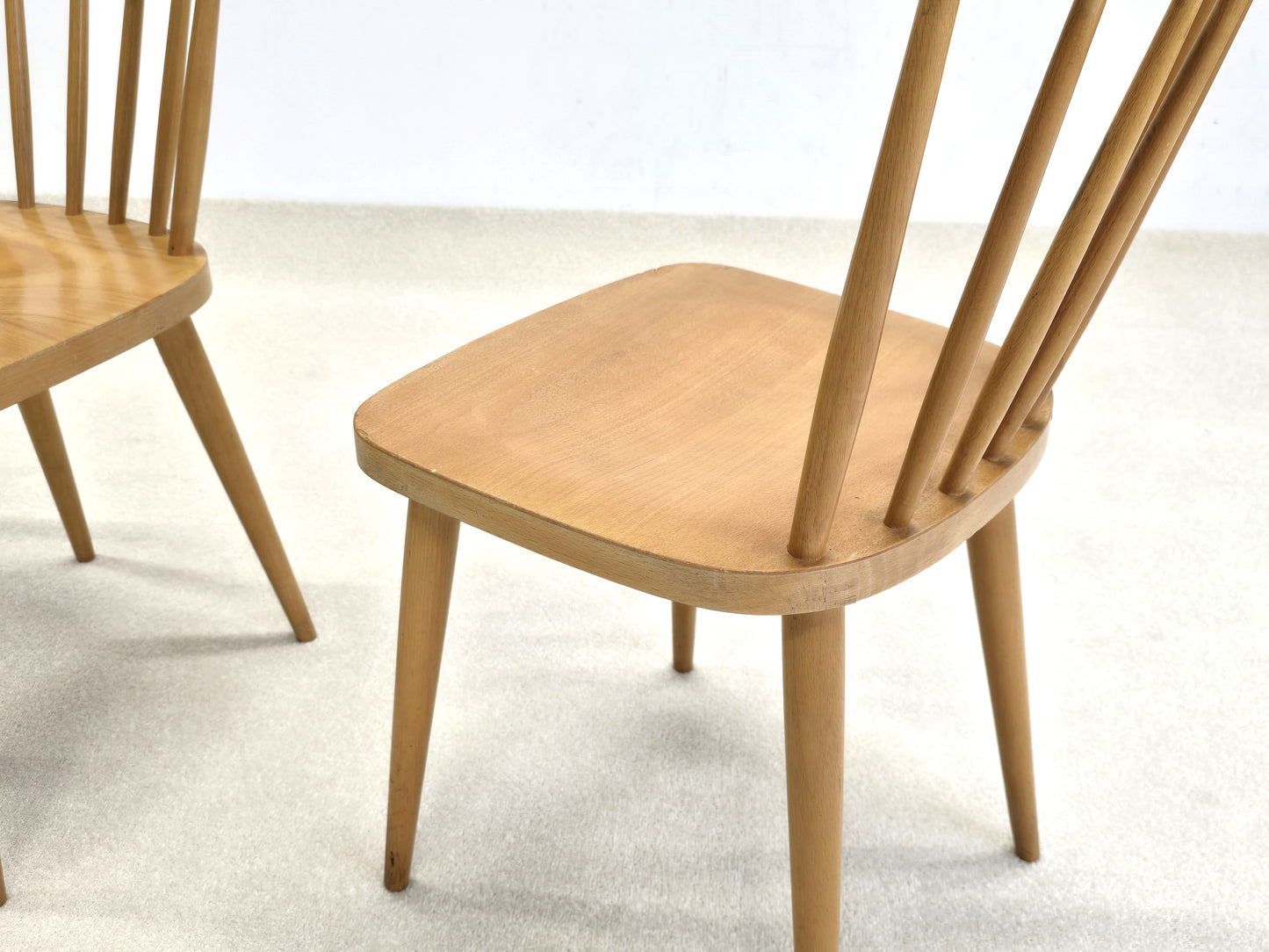 VINTAGE SPROSSENSTUHL 1von3 holz esstisch stuhl küche kaffeehaus esszimmer tübinger