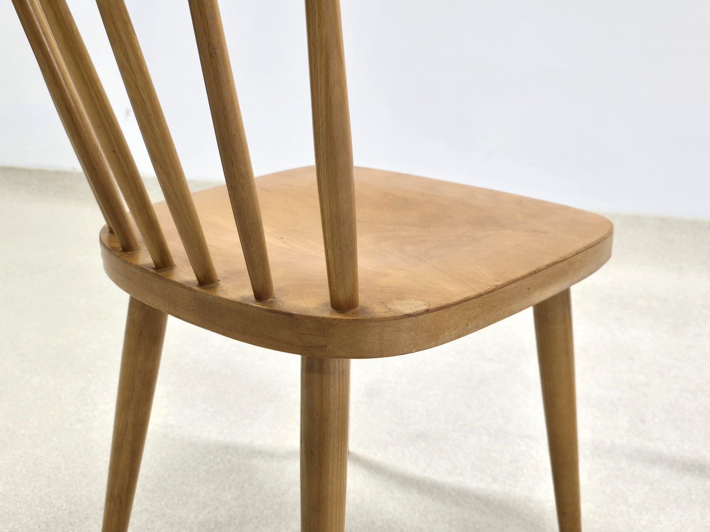 VINTAGE SPROSSENSTUHL 1von3 holz esstisch stuhl küche kaffeehaus esszimmer tübinger