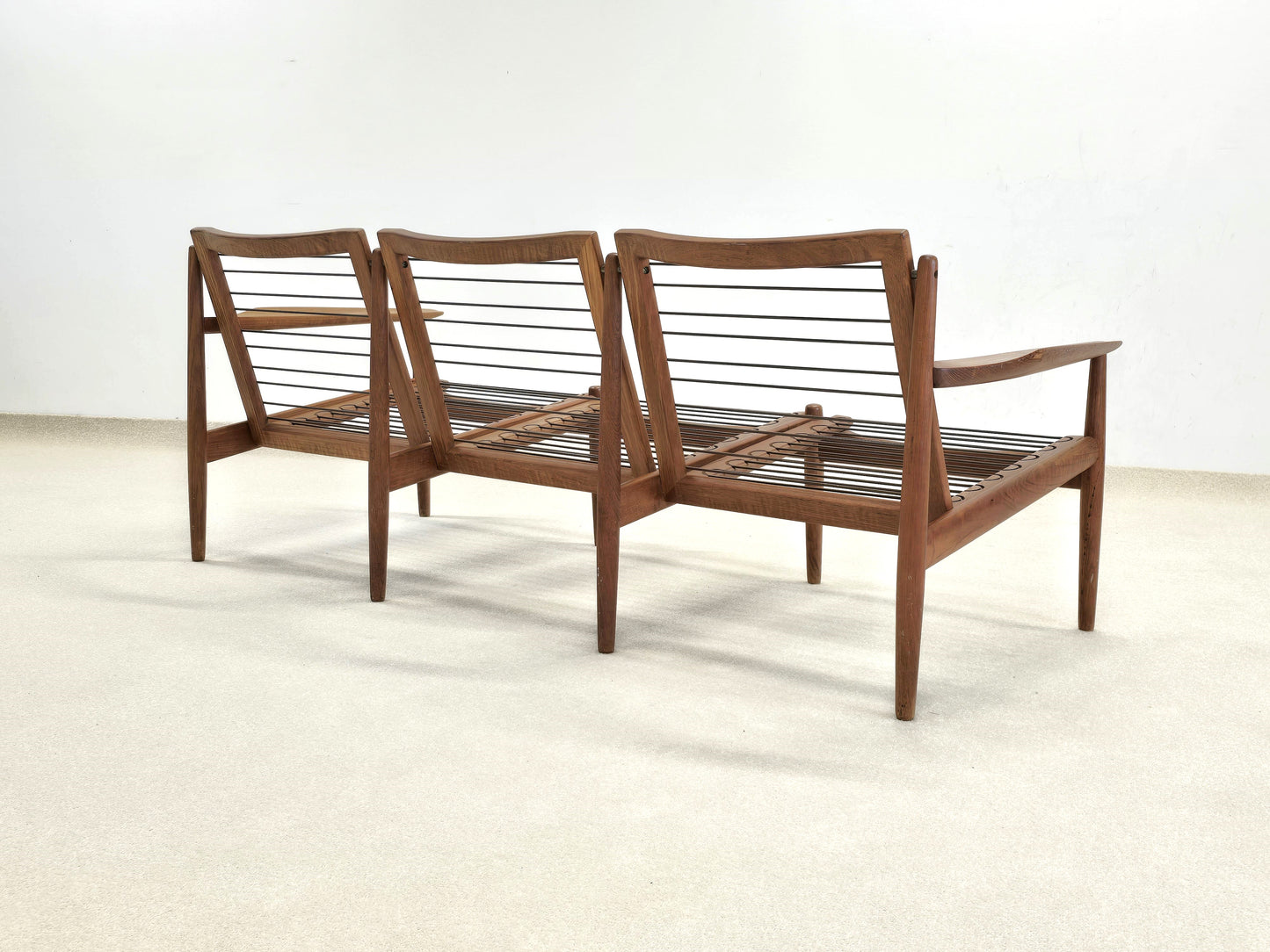 ARNE VODDER SOFA couch sessel vintage midcentury massiv teakholz danish glostrup denmark