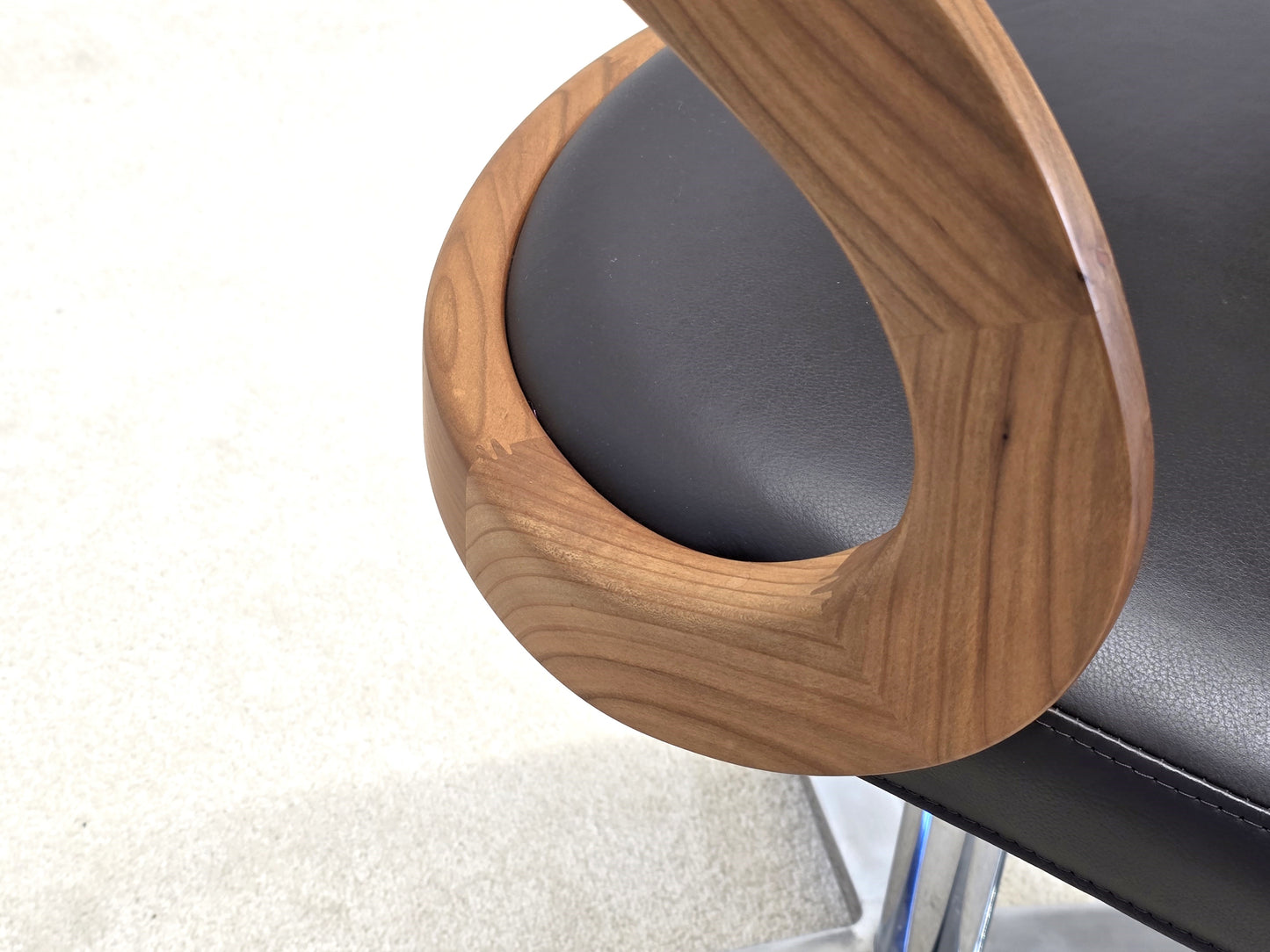 TEAM 7 GIRADO STUHL Kirschbaum leder esszimmer büro esstisch küche