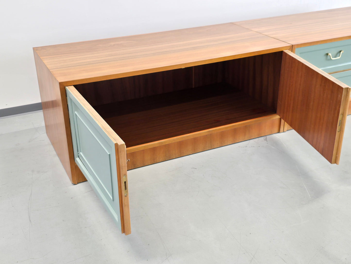 VINTAGE LOWBOARD tv hifi sideboard kommode wohnzimmer plattenspieler