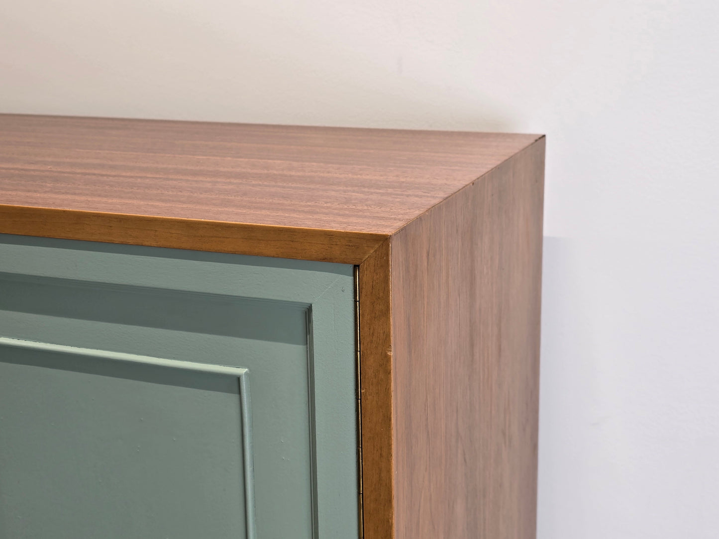 VINTAGE KOMMODE ablage flur nussbaum holz schrank schwarz kleider wohnzimmer