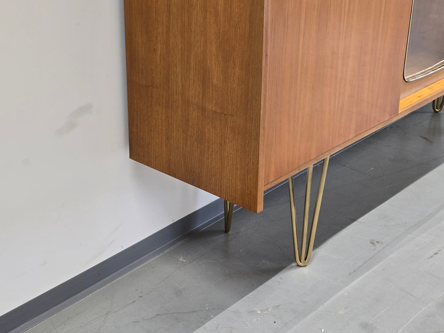 MID CENTURY HIGHBOARD sideboard wohnzimmer vintage schrank tv holz