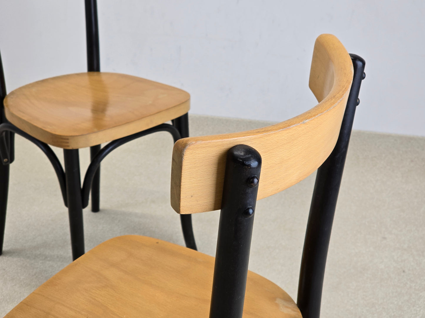 VINTAGE BUGHOLZ STUHL esstisch esszimmer holz thonet kaffeehaus frankfurter