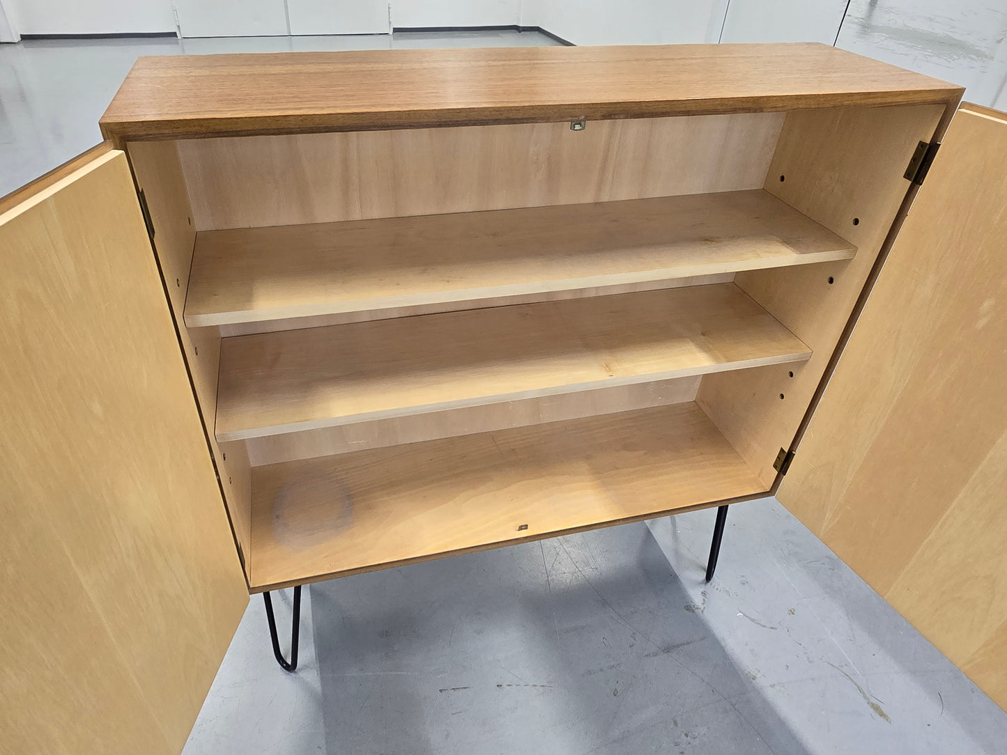 VINTAGE SIDEBOARD kommode nussbaum holz tv retro mid century