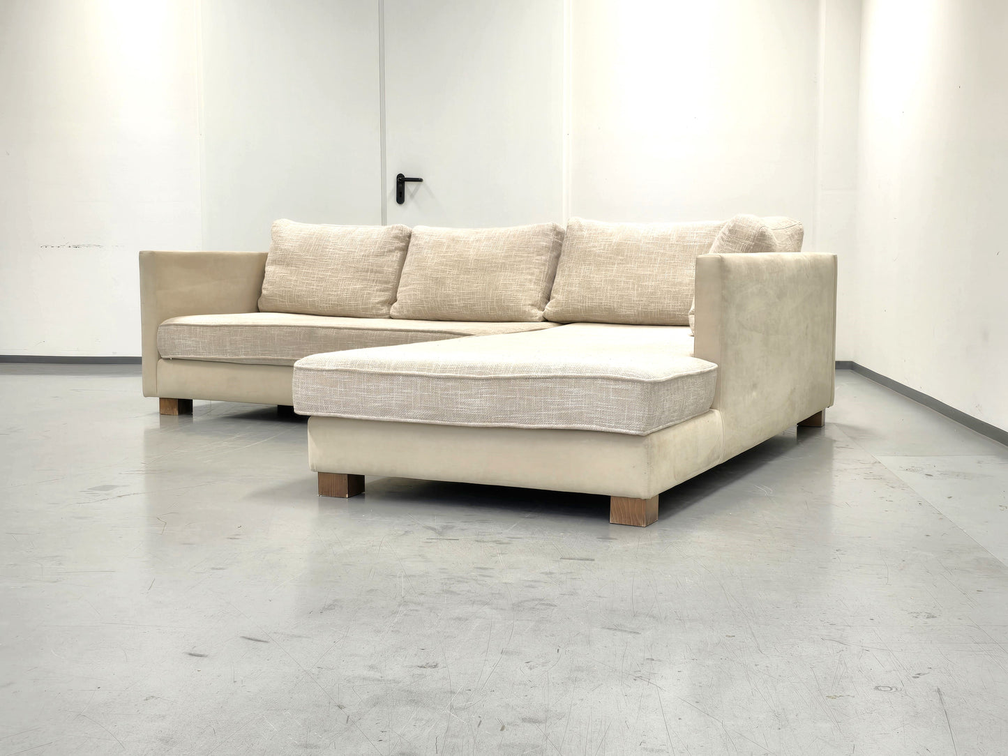 MACHALKE BIG SOFA couch garnitur wohnzimmer beige schlafcouch