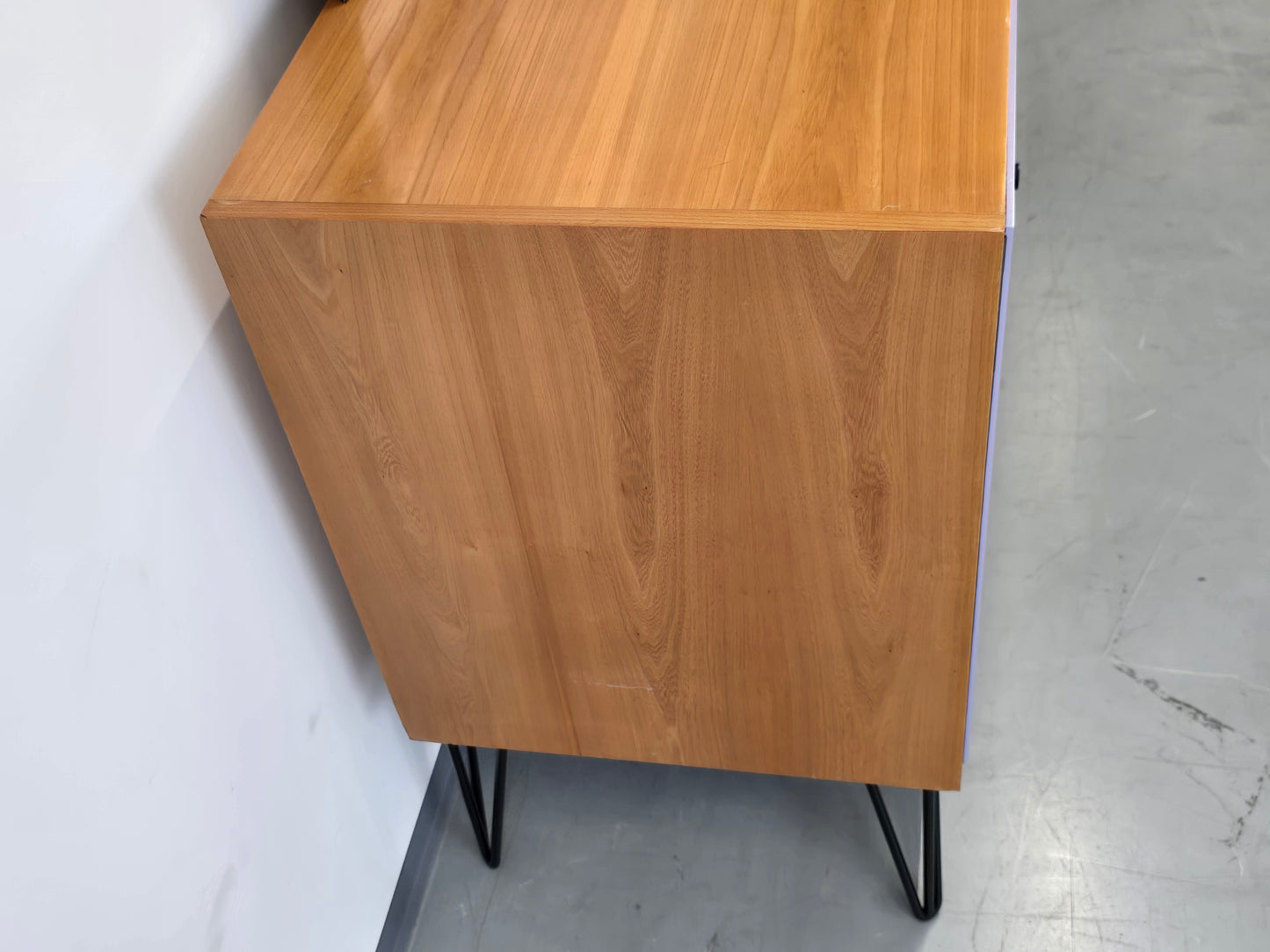 MID CENTURY SIDEBOARD kommode kleider schrank 60s vintage tv hifi highboard