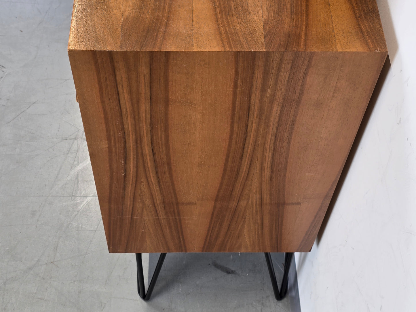 MID CENTURY SCHUBLADEN KOMMODE sideboard nussbaum holz vintage