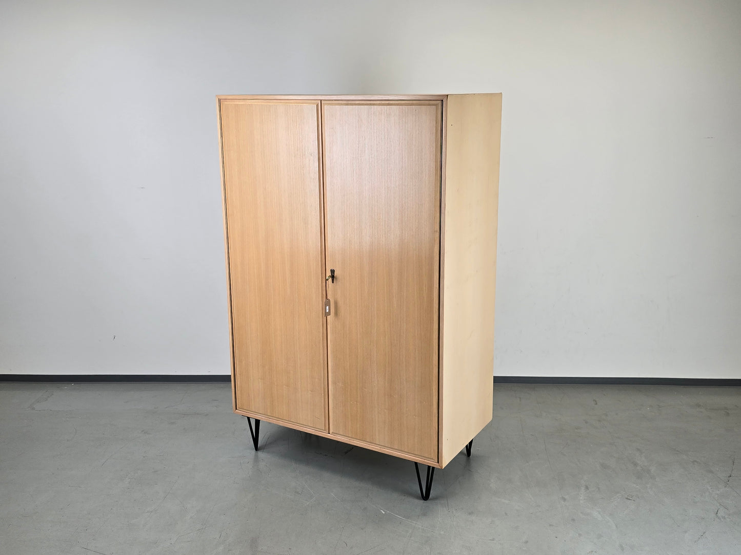VINTAGE KLEIDERSCHRANK kommode schrank holz mid century schlafzimmer