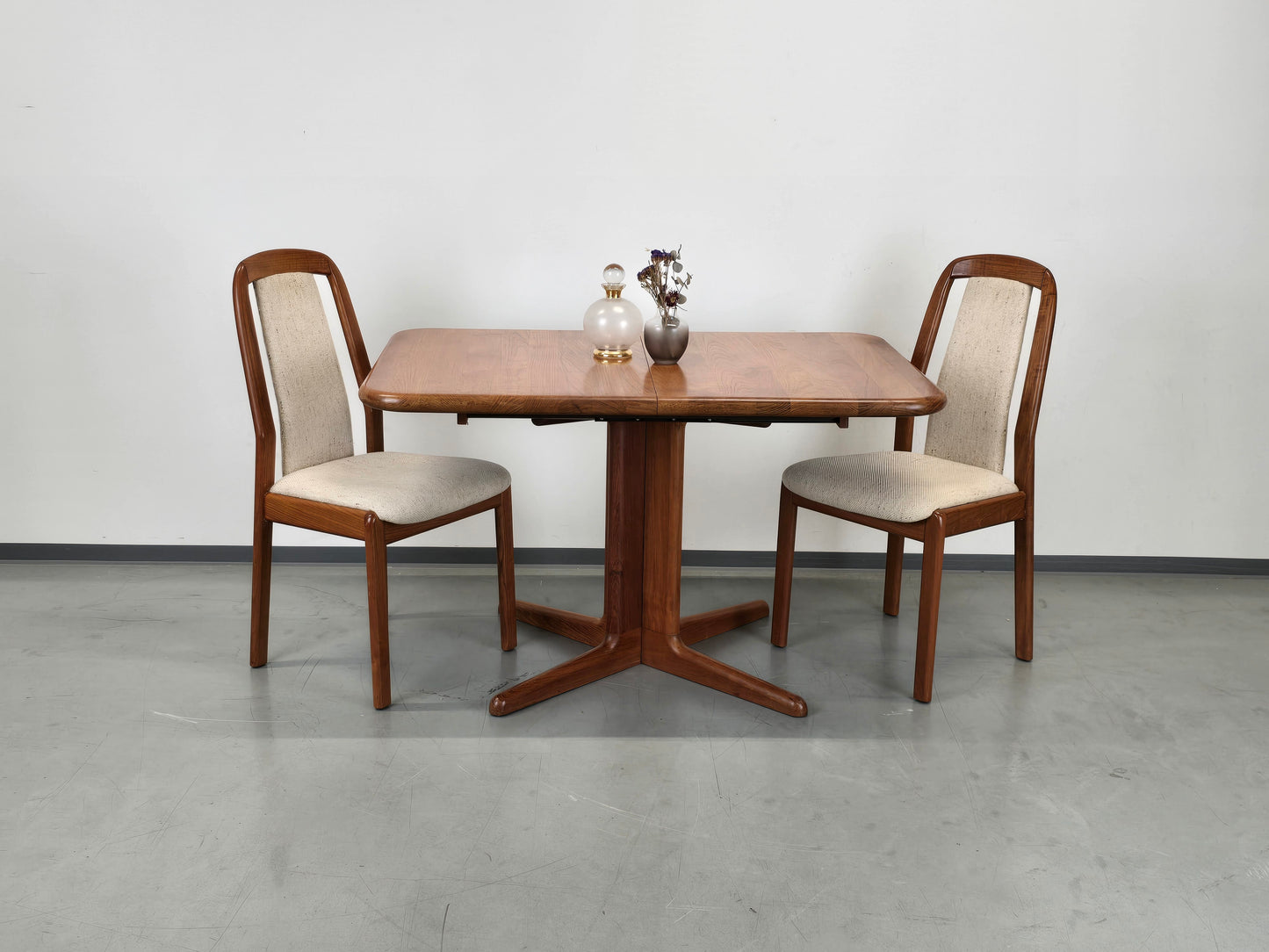 KORUP ESSTISCH danish teak tisch vintage mid century esszimmer holz ausziehbar rechteckig stolenfabrik denmark