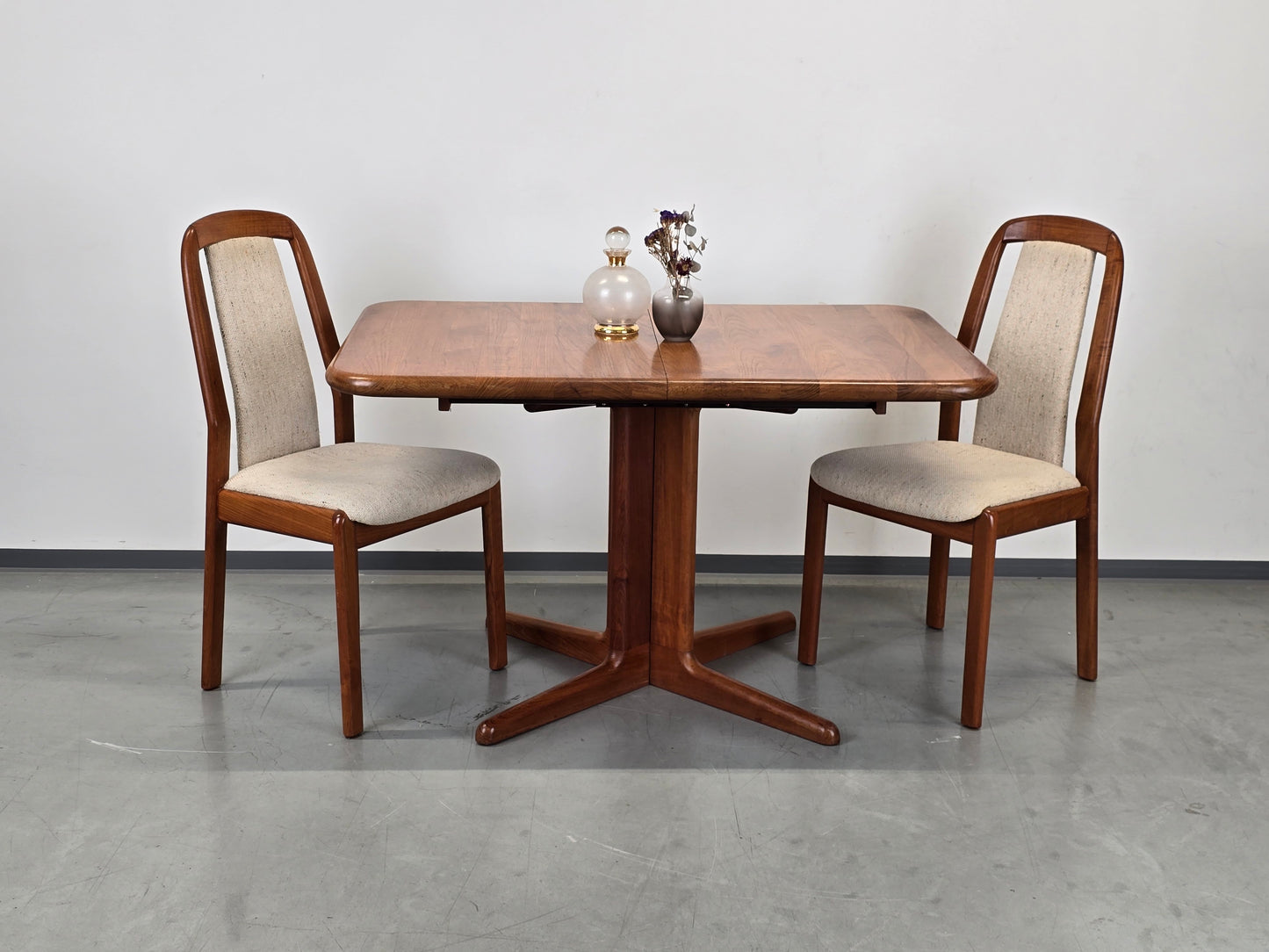 KORUP ESSTISCH danish teak tisch vintage mid century esszimmer holz ausziehbar rechteckig stolenfabrik denmark