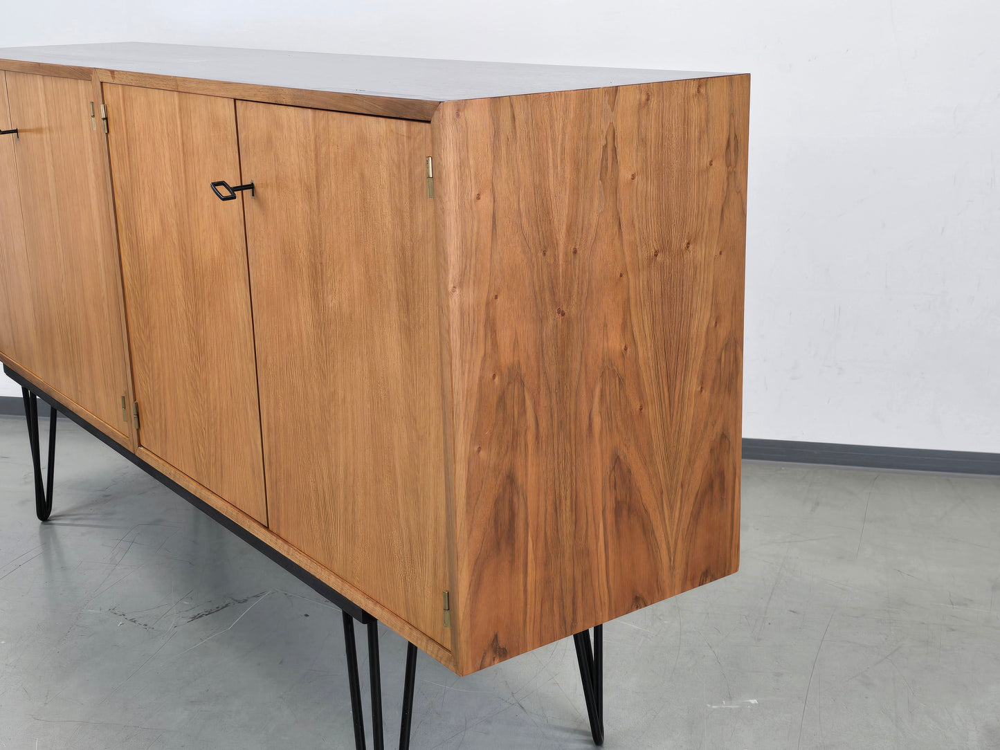 MID CENTURY SIDEBOARD nuss holz vintage kommode tv board