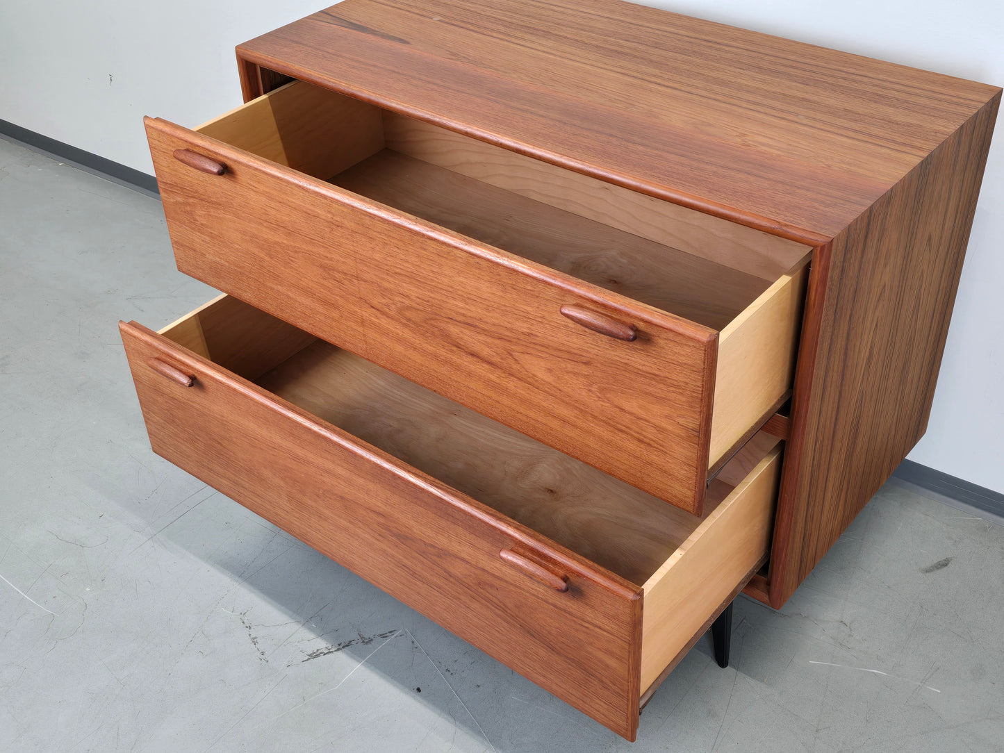 RIESTENPATT TEAK SIDEBOARD kommode tv board vintage kleider schubladen
