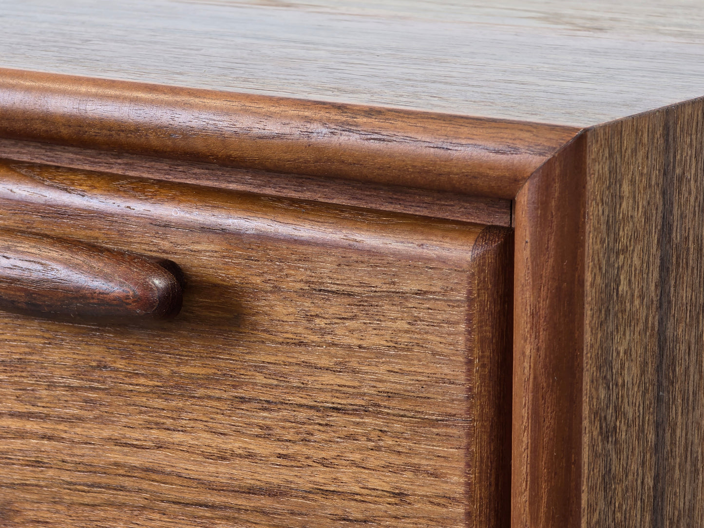 RIESTENPATT TEAK SIDEBOARD kommode tv board vintage kleider schubladen